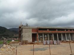 Trebinje: Vatrogasni dom uskoro useljiv, radnicima ni kiša ne smeta