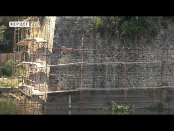 Počela rekonstrukcija preostalog dijela zidina Starog grada u Trebinju (VIDEO)