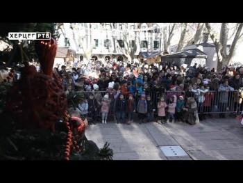 Za najmlađe Trebinjce upriličen doček dječije Nove godine (VIDEO)