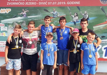 Šest medalja za kajakaše 'Trebišnjice' na regati u Zvorniku