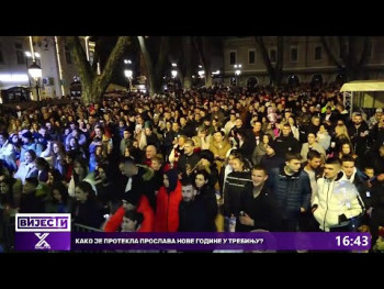 Spektakularan doček Nove godine u Trebinju (VIDEO)
