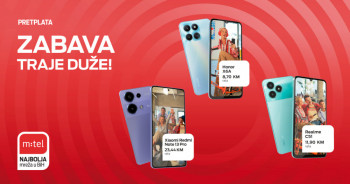 Zabava traje duže sa telefonima iz nove m:tel ponude! Sjajni Honor X6A, Realme C51 i Xiaomi Redmi Note 13 Pro