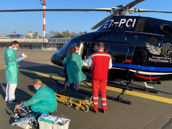 Pripadnici Helikopterskog servisa transportovali trudnicu iz Trebinja