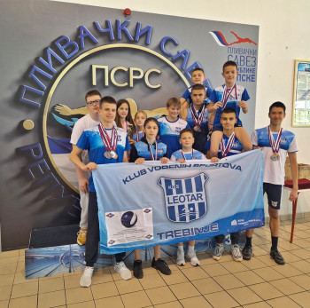 Odličan nastup plivača KVS ”Leotar” na Ljetnom prvenstvu Republike Srpske