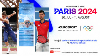 Svaki detalj Olimpijskih igara pratite na 7 dodatnih Eurosport kanala u okviru m:tel IPTV