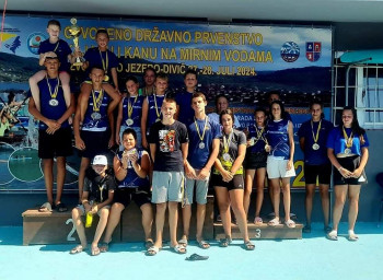 Ekipa Kajak kanu kluba „Trebišnjica“ treću godinu za redom čuva titulu prvaka Bosne i Hercegovine  u kajaku i kanuu na mirnim vodama 