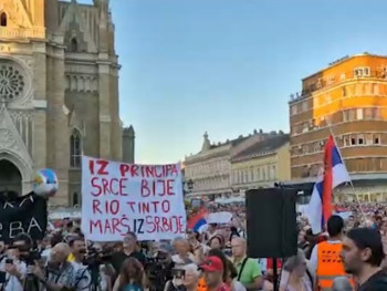 Protesti protiv iskopavanja litijuma u Novom Sadu, Kragujevcu, Užicu, Bajinoj Bašti i Obrenovcu (VIDEO)