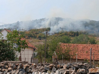 Požar kod Bileće se ne smiruje; Linija vatre veća od osam kilometara (FOTO)