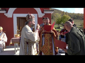 Osveštana novoizgrađena crkva u Poljicu posvećena Svetom Longinu (Video)